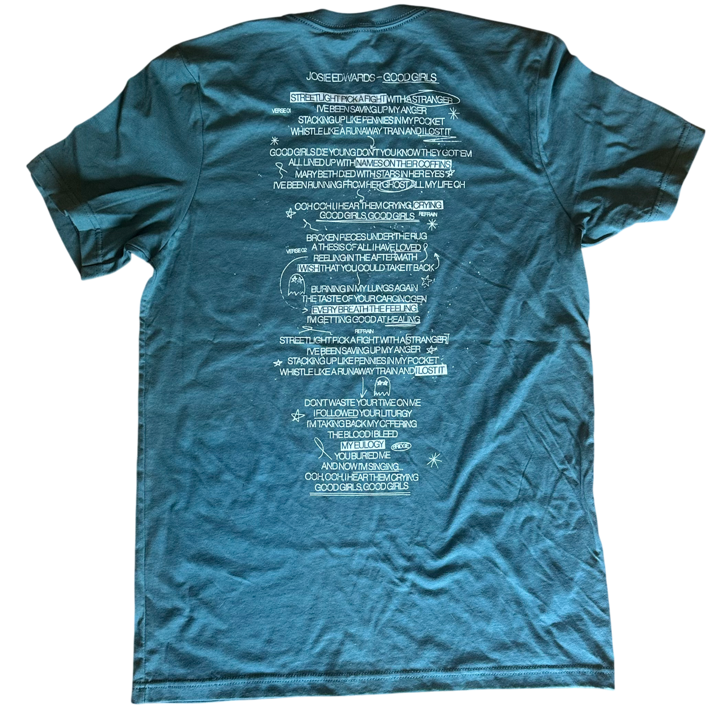 Good Girls Ghost Tee - Lightweight Green